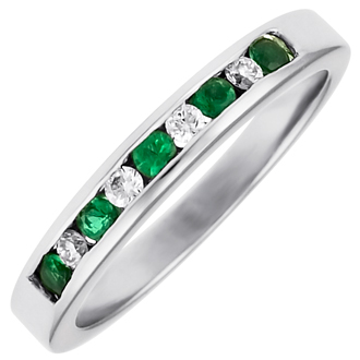 JCX309099: 14kt Genuine Emerald & Diamond Ring
Also available with Rubies, Sapphires or all Diamonds.
