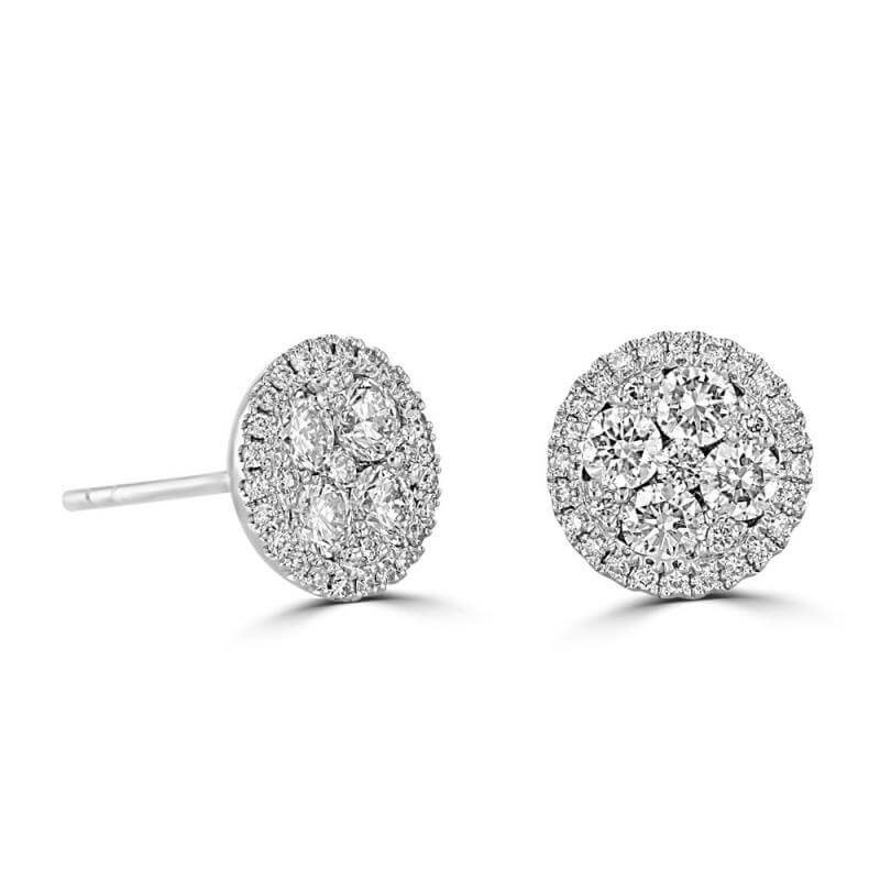 JCX392368: ROUND DIAMOND EARRINGS