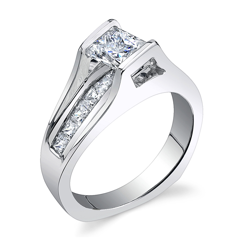 JCX391297: Floating Diamond Engagement Ring