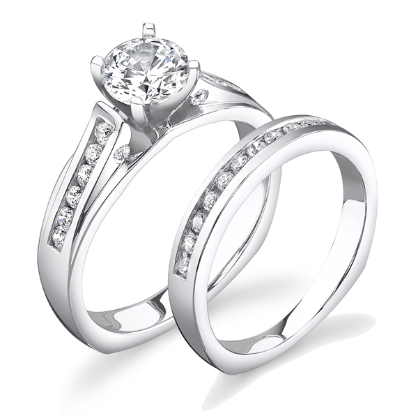 JCX391191: Diamond Engagement Set w/ Adjustable Head - Available in Multiple Sizes