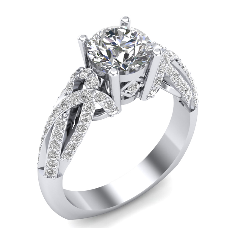 JCX391209: Diamond Engagement Ring