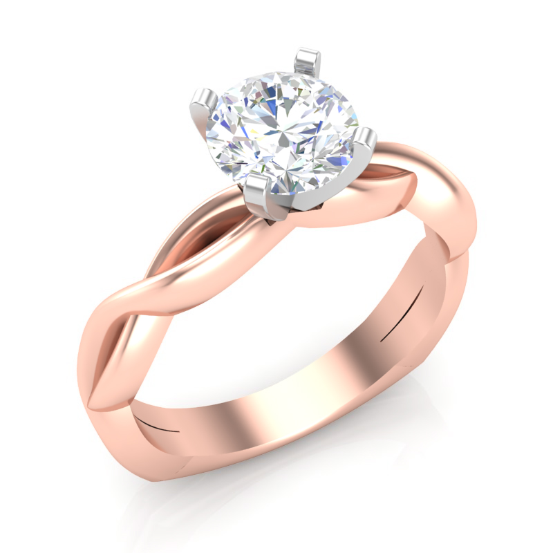 JCX391276: Infinity Solitaire Engagement Ring w/ Adjustable Head - Available in Multiple Sizes