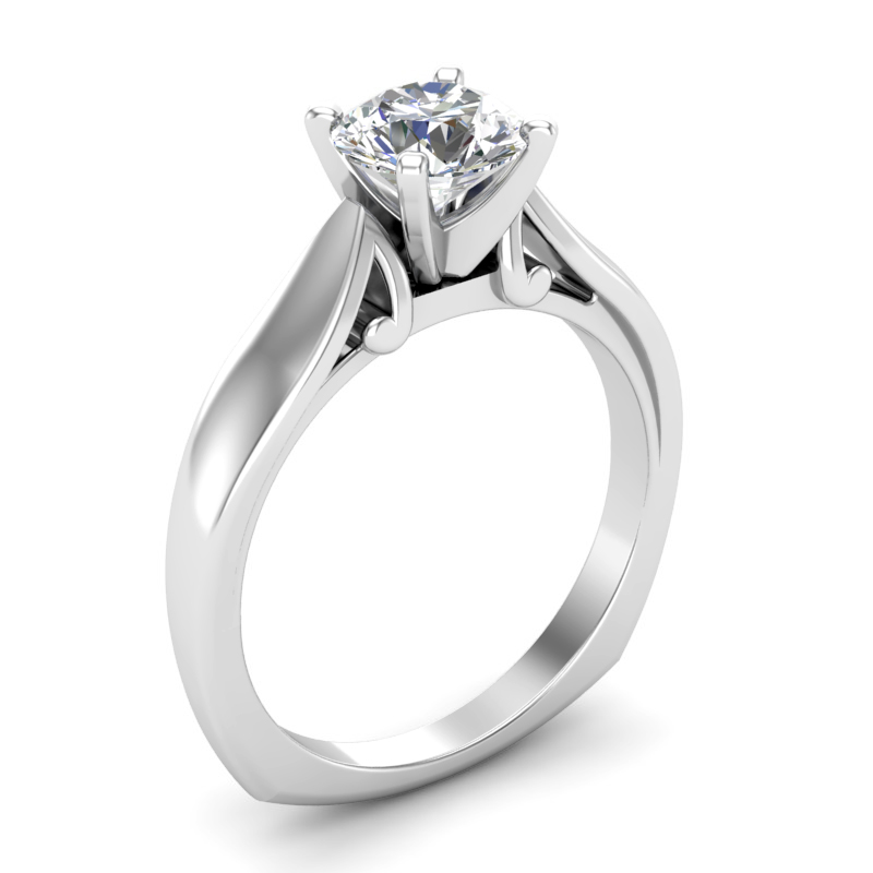 JCX391319: Solitaire Engagement Ring w/ Adjustable Head - Available in Multiple Sizes
