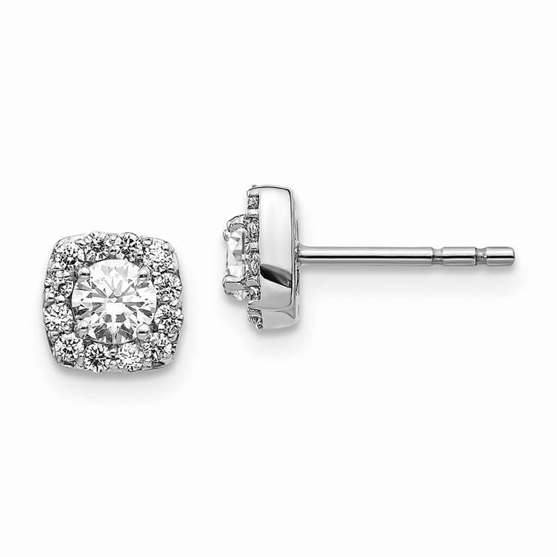 JCX1399: 14kw Lab Grown Diamond SI1/SI2; G H I; Earrings