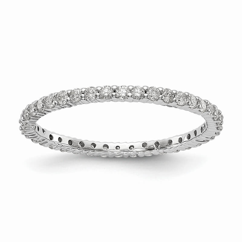 JCX1284: 14kw Lab Grown Diamond SI1/SI2; G H I; Shared Prong Eternity Band