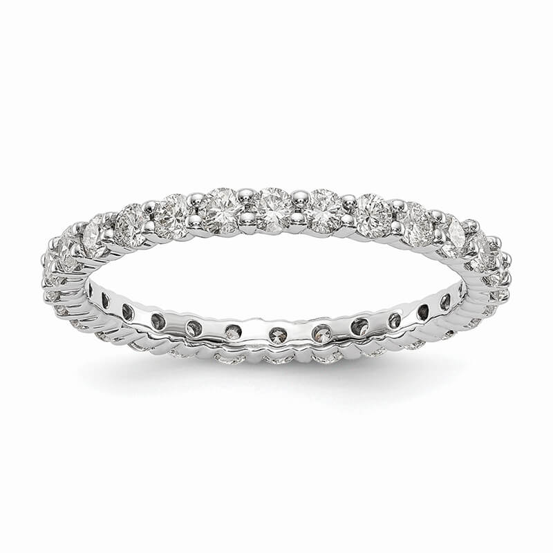 JCX1317: 14kw Lab Grown Diamond SI1/SI2; G H I; shared Prong Eternity Band