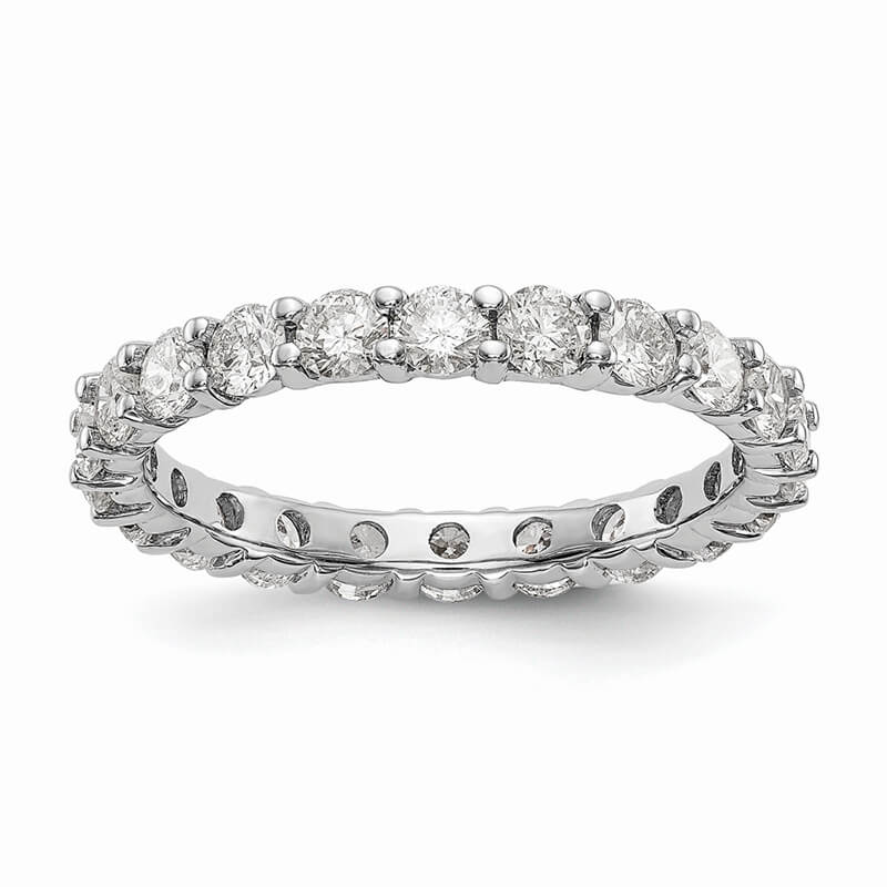 JCX1596: 14kw Lab Grown Diamond SI1/SI2; G H I; Shared Prong Eternity Band